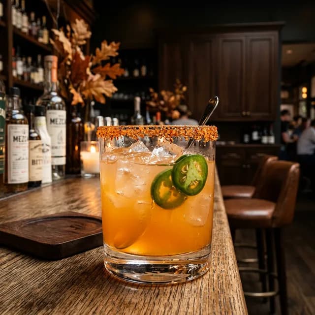 Spicy Stone Fruit Margarita